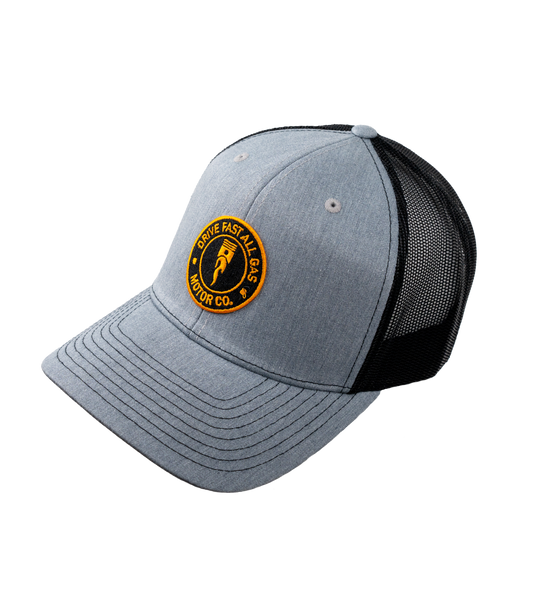 Drive Fast All Gas Piston Patch Hat - Richardson 112