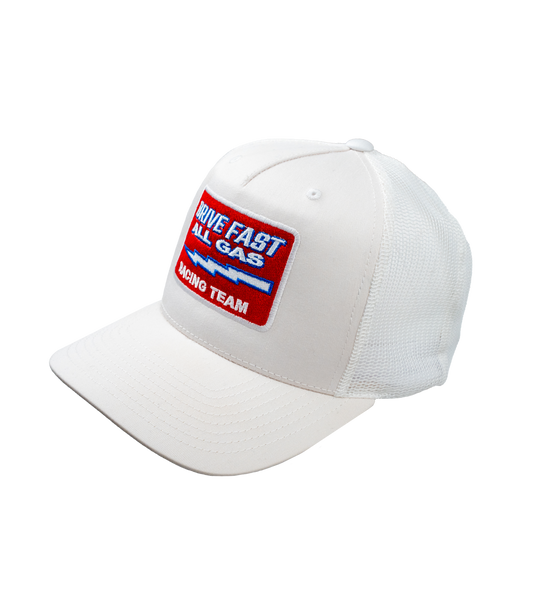 Drive Fast All Gas Racing Team Embroidered Hat