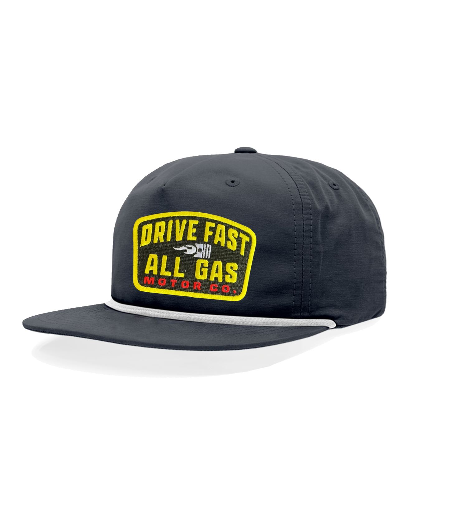 Drive Fast All Gas Piston Patch Hat 2.0