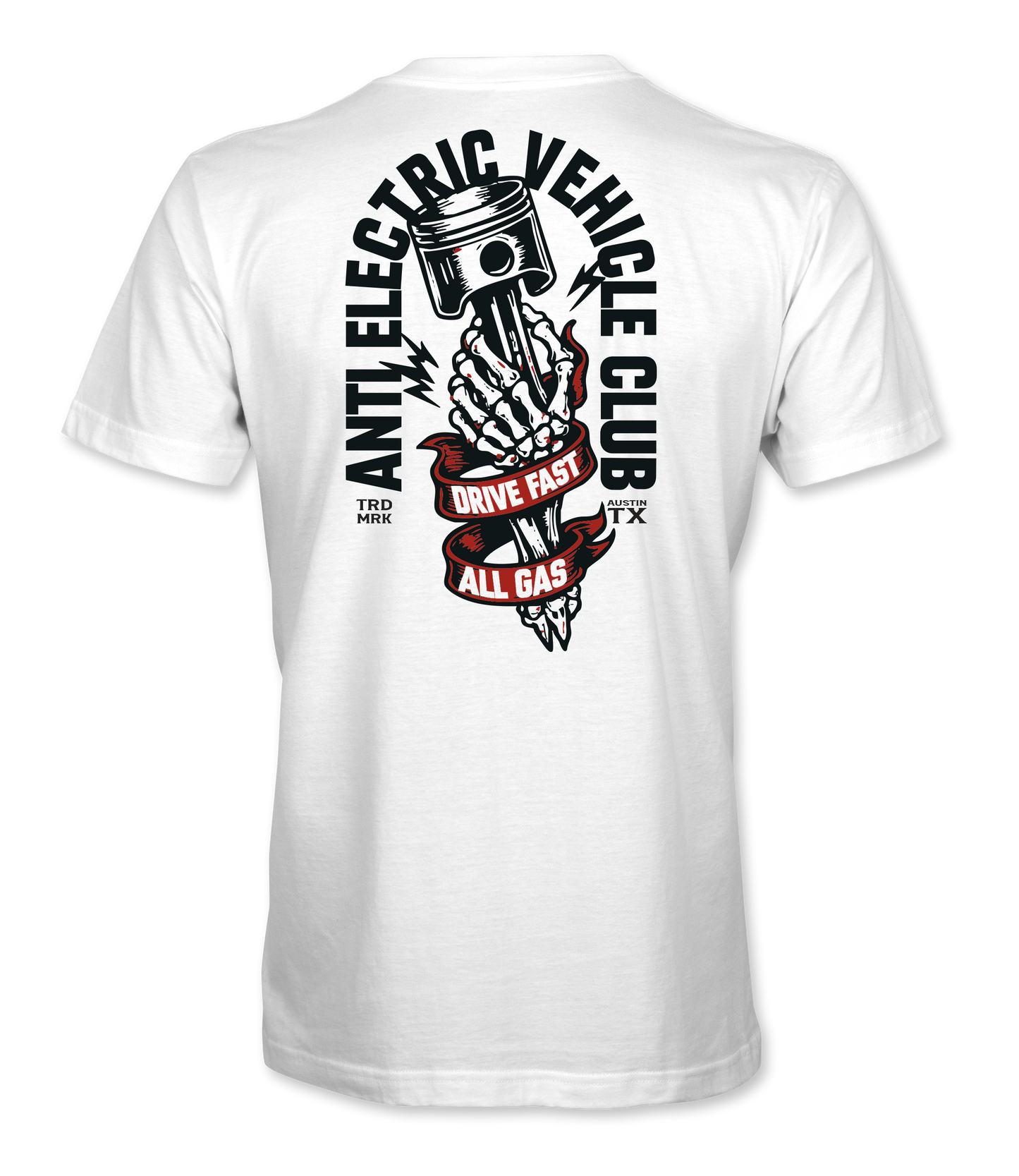 Anti-Electric Vehicle Club Piston T-Shirt