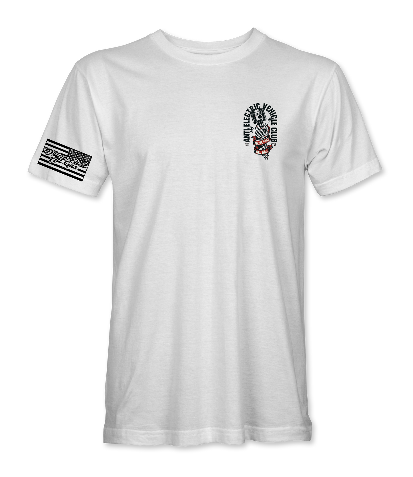 Anti-Electric Vehicle Club Piston T-Shirt