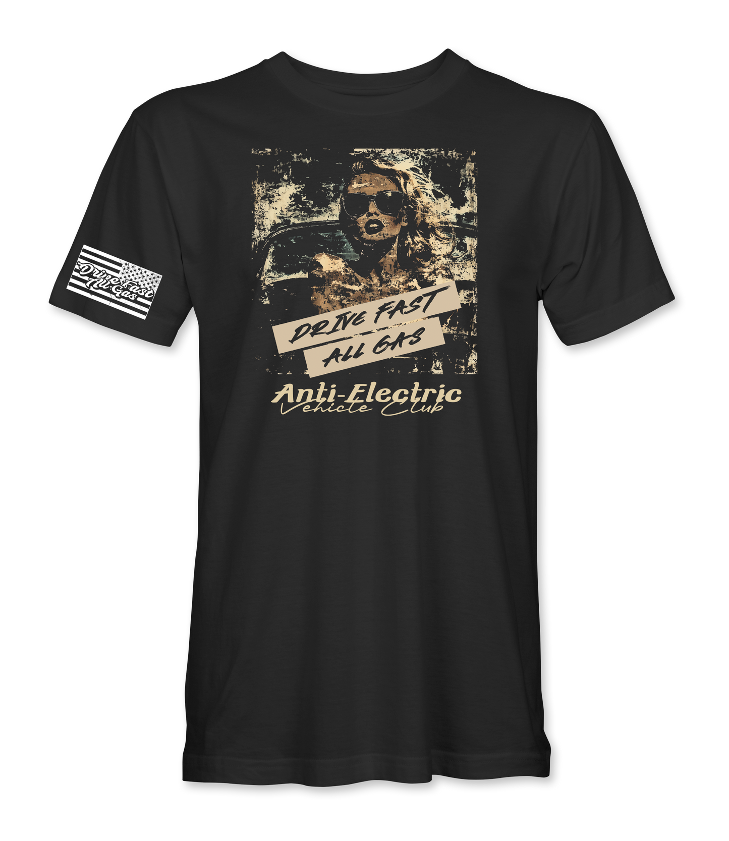Anti-Electric Vehicle Club 50's T-Shirt