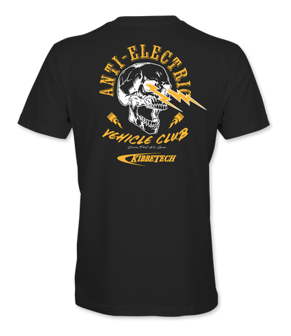 Anti-Electric Vehicle Club Skull T-Shirt