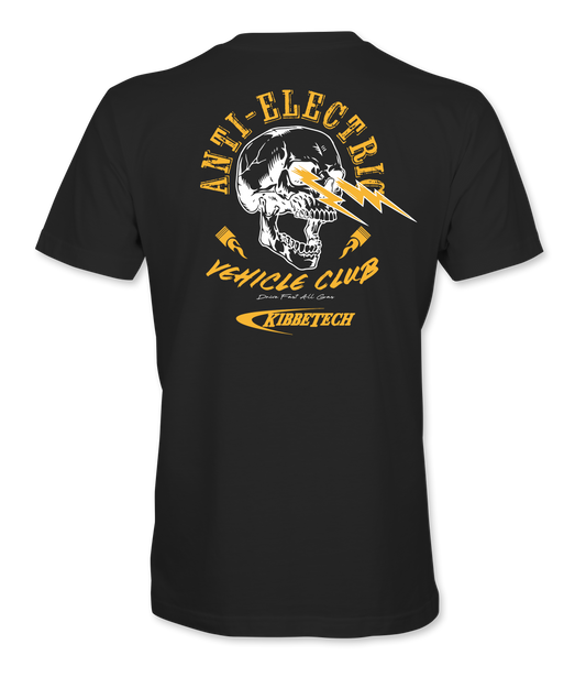 Anti-Electric Vehicle Club Skull T-Shirt