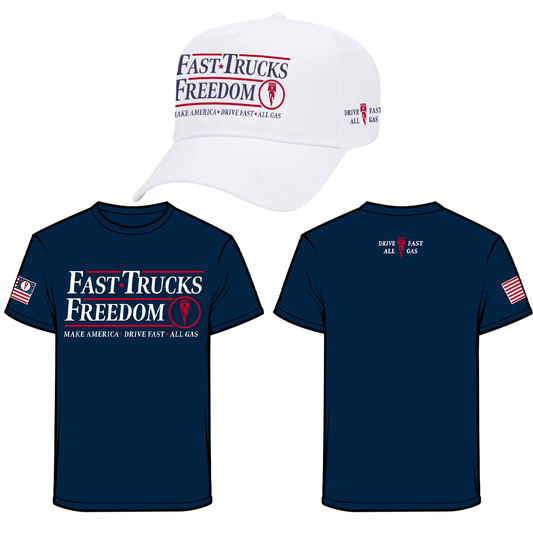 FAST TRUCKS AND FREEDOM BUNDLE | WHITE AND BLUE