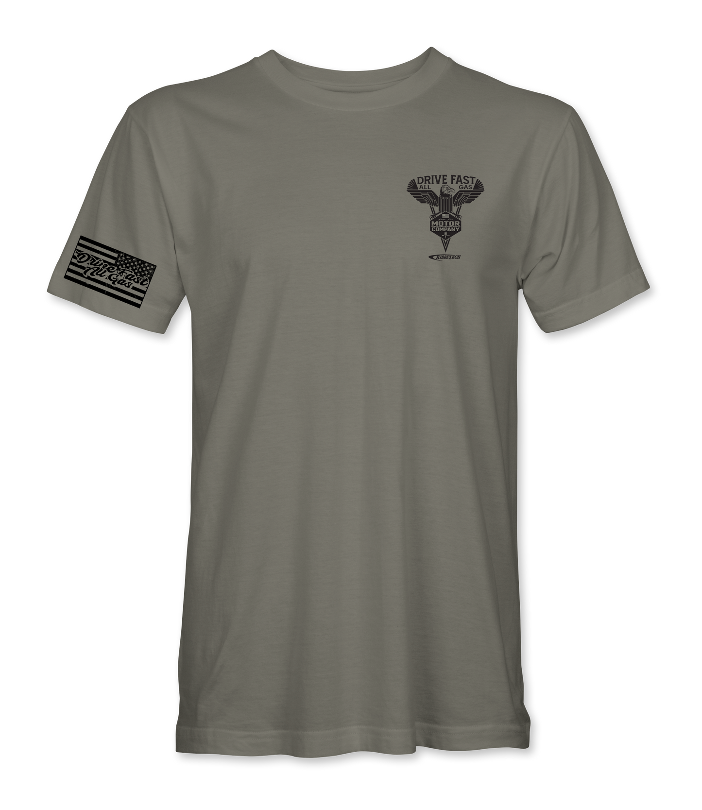 Drive Fast All Gas Eagle Kibbetech T-Shirt