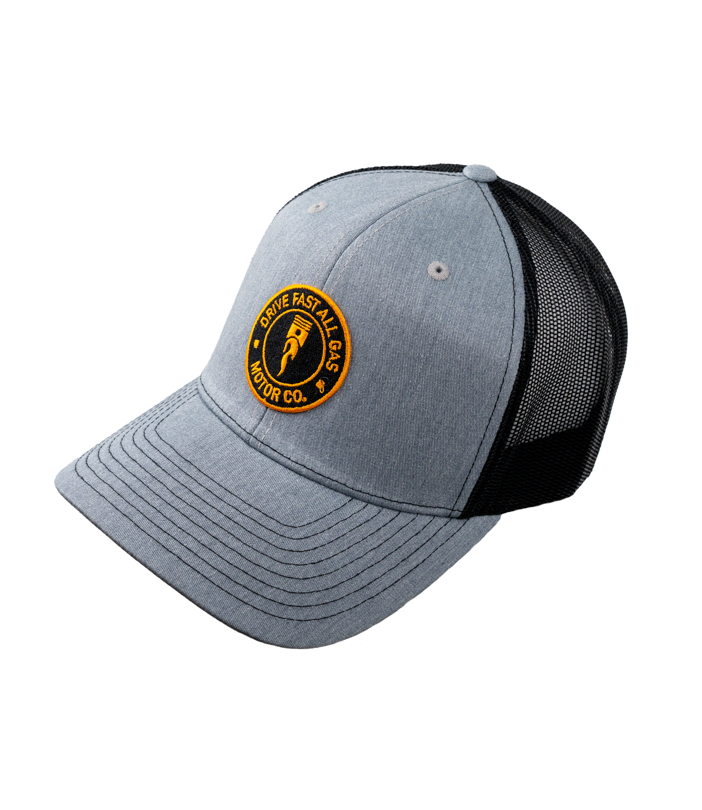 Drive Fast All Gas Piston Patch Hat - Richardson 112