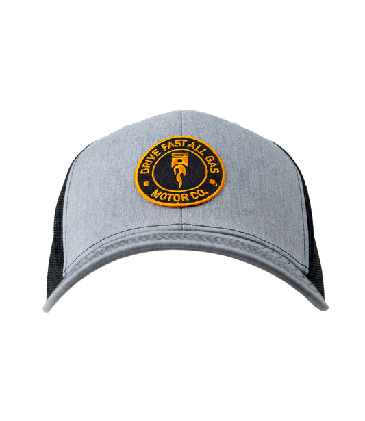 Drive Fast All Gas Piston Patch Hat - Richardson 112