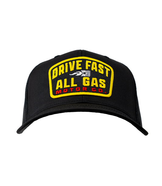 Drive Fast All Gas Motor Co. Hat - Richardson 112