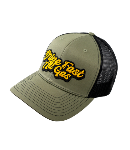 Drive Fast All Gas Patch Hat - Richardson 112