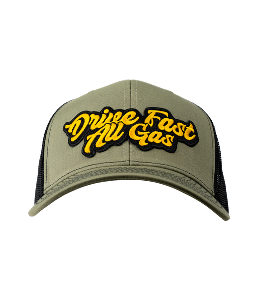 Drive Fast All Gas Patch Hat - Richardson 112