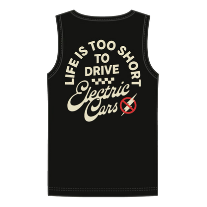 LIFE'S TOO SHORT TANK  | BLACK