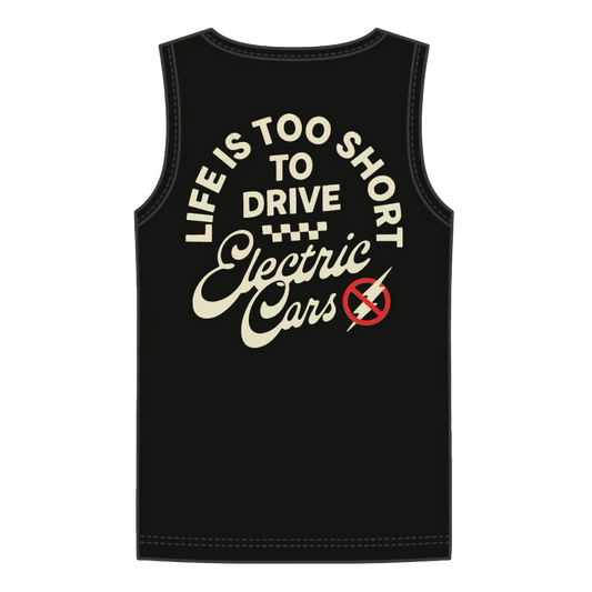 LIFE'S TOO SHORT TANK  | BLACK