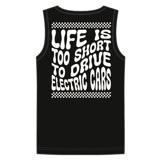 LIFE'S TOO SHORT V2 TANK  | BLACK