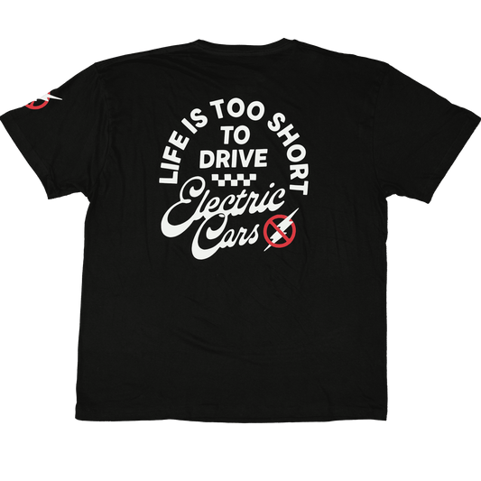 LIFE'S TOO SHORT V1 | BLACK TEE