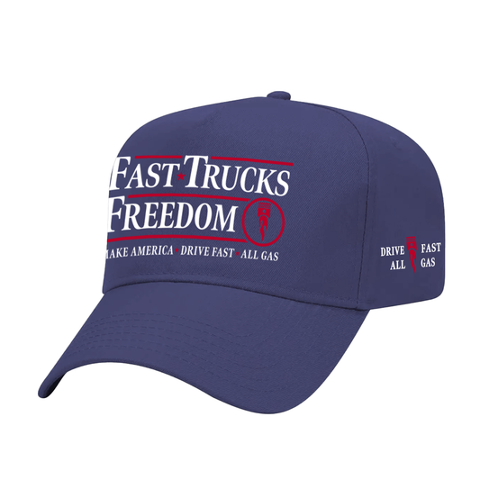 FAST TRUCKS AND FREEDOM HAT | BLUE