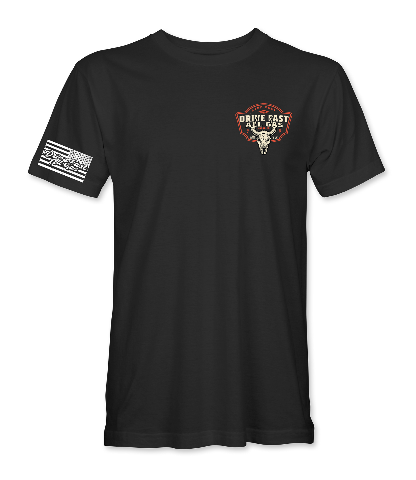 Drive Fast All Gas Longhorn T-Shirt
